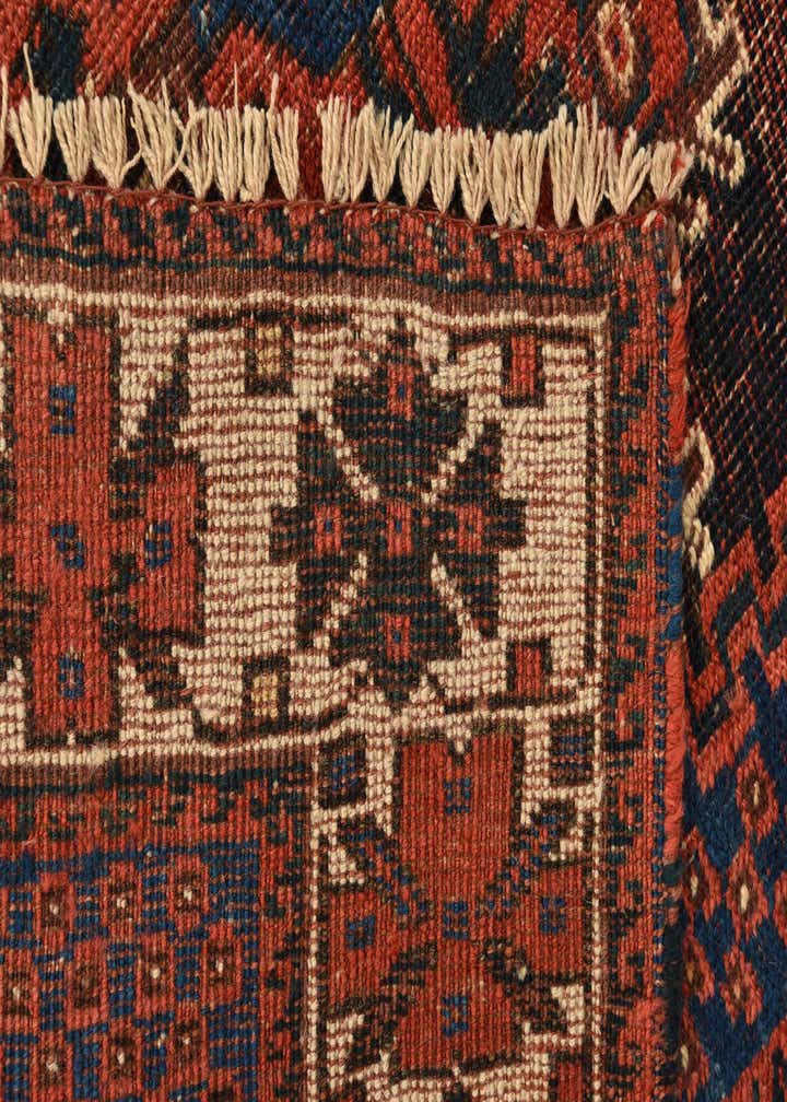 3' 5 x 4' Hand Knotted Bakhtiar Persian Wool Rug