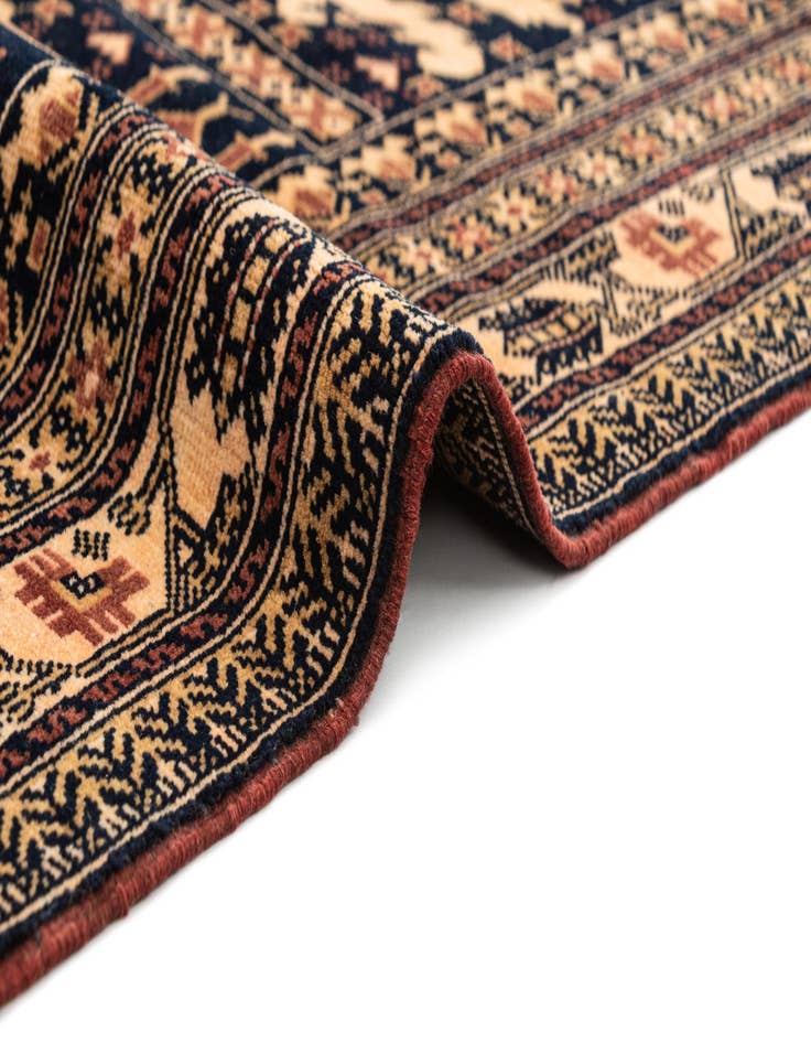 Detail image of 3' 3 x 5'  Hand Knotted Balouch Wool Rug