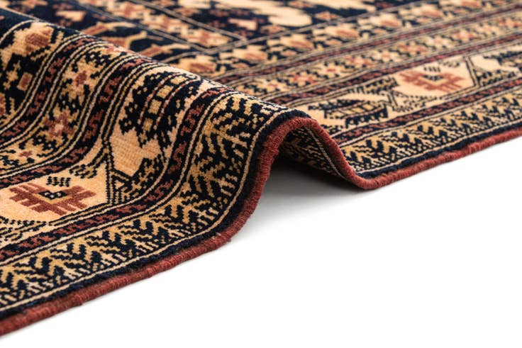 Detail image of 3' 3 x 5' Hand Knotted Balouch Wool Rug