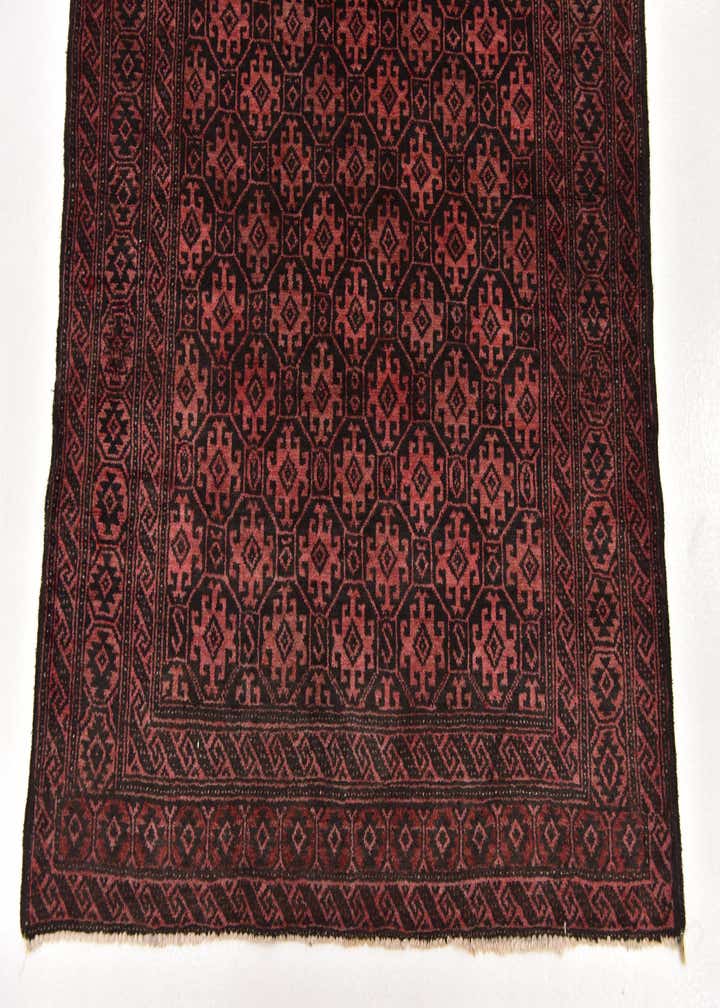 3' 4 x 6' Hand Knotted Balouch Persian Wool Rug