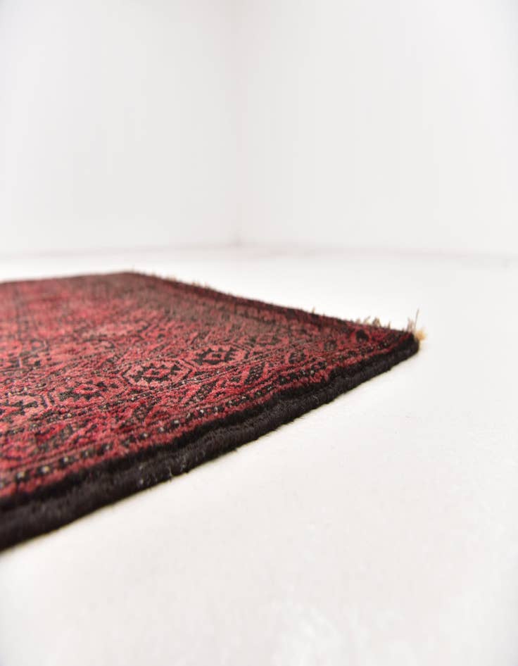 Detail image of 3' 4 x 6' Hand Knotted Balouch Persian Wool Rug
