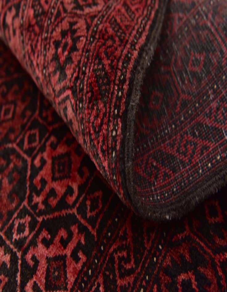 Detail image of 3' 4 x 6'  Hand Knotted Balouch Persian Wool Rug