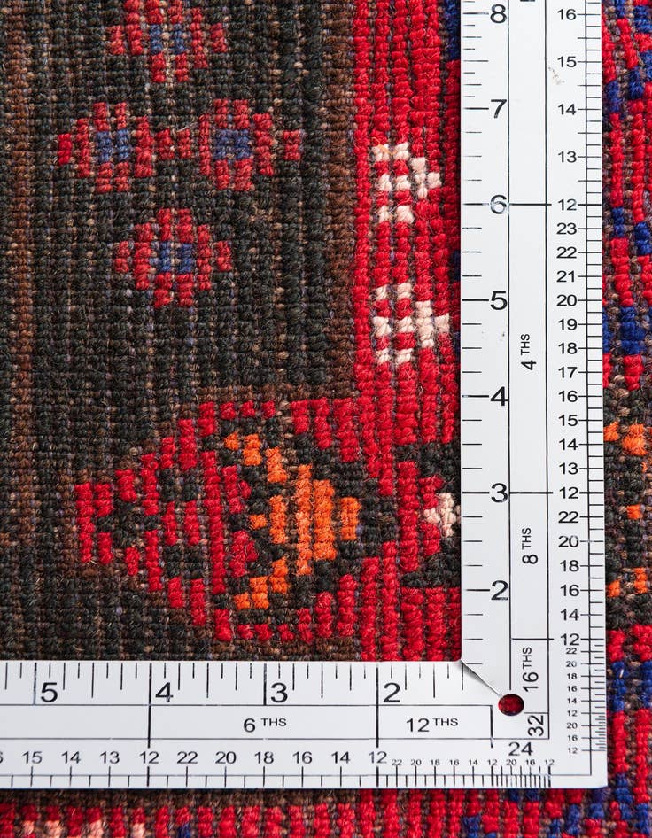 Detail image of 3' 2 x 4' 10  Hand Knotted Balouch Persian Wool Rug