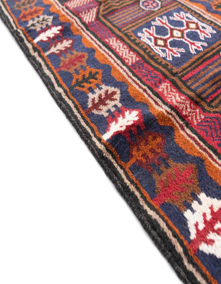 Detail image of 2' 9 x 4' 7  Hand Knotted Balouch Persian Wool Rug