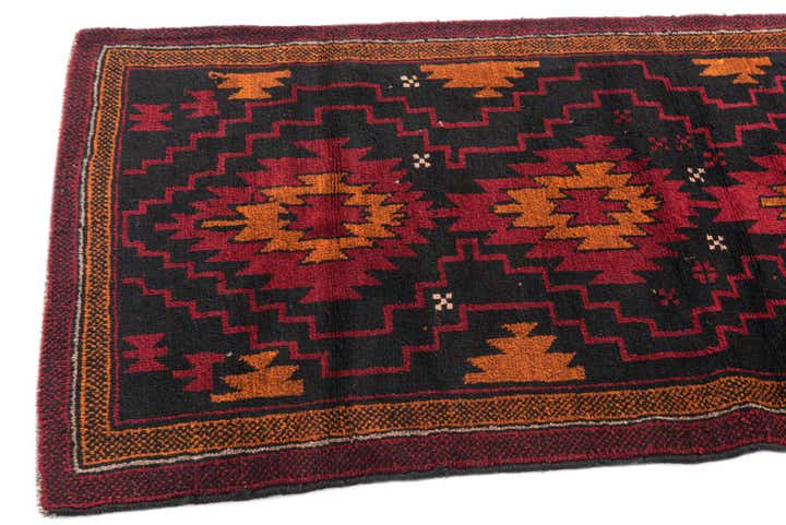 3' x 4' 8 Hand Knotted Balouch Persian Wool Rug