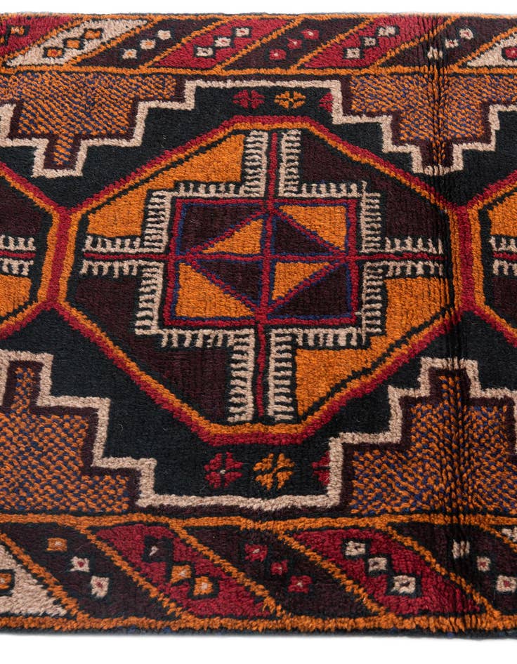 Detail image of 2' 9 x 4' 8 Hand Knotted Balouch Persian Wool Rug