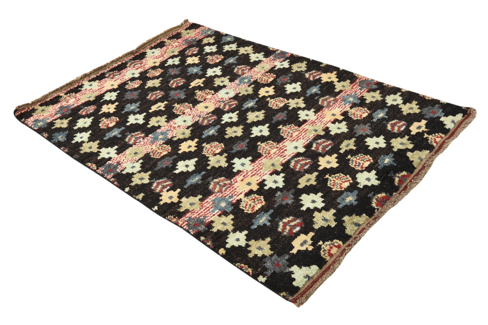 4' 1 x 6' 2 Hand Knotted Balouch Wool Rug