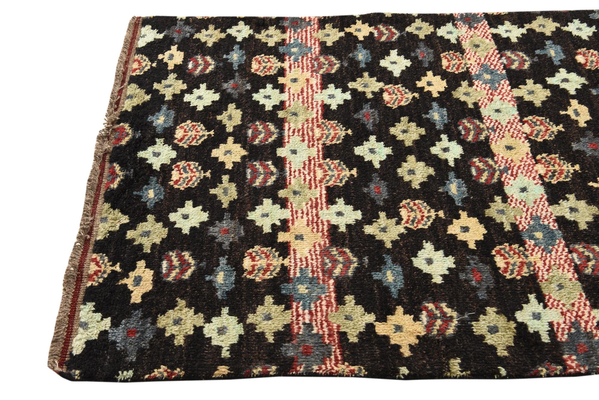 4' 1 x 6' 2 Hand Knotted Balouch Wool Rug