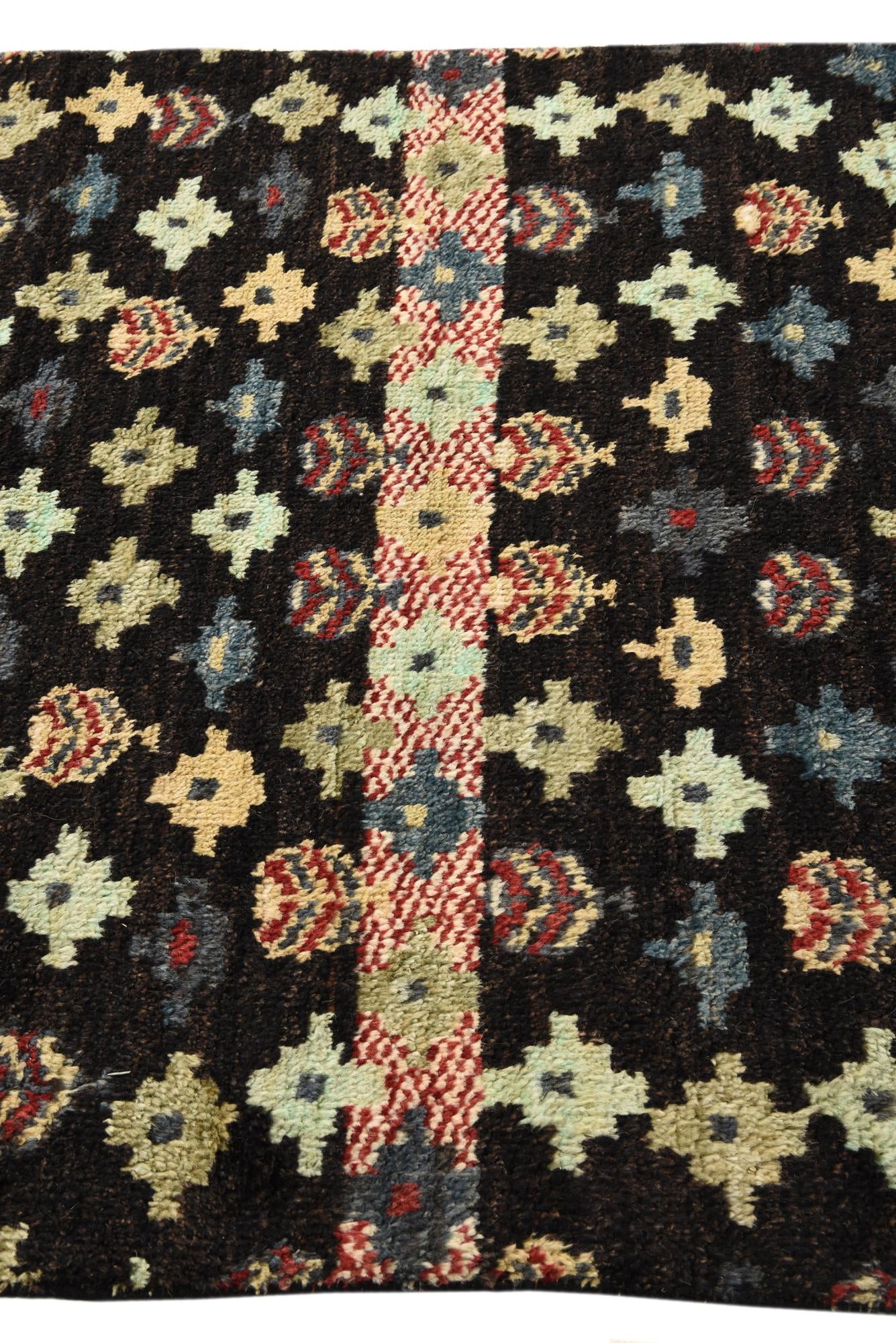 4' 1 x 6' 2 Hand Knotted Balouch Wool Rug
