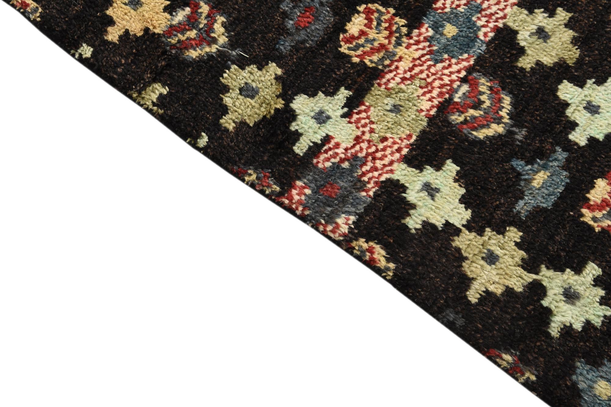 4' 1 x 6' 2 Hand Knotted Balouch Wool Rug