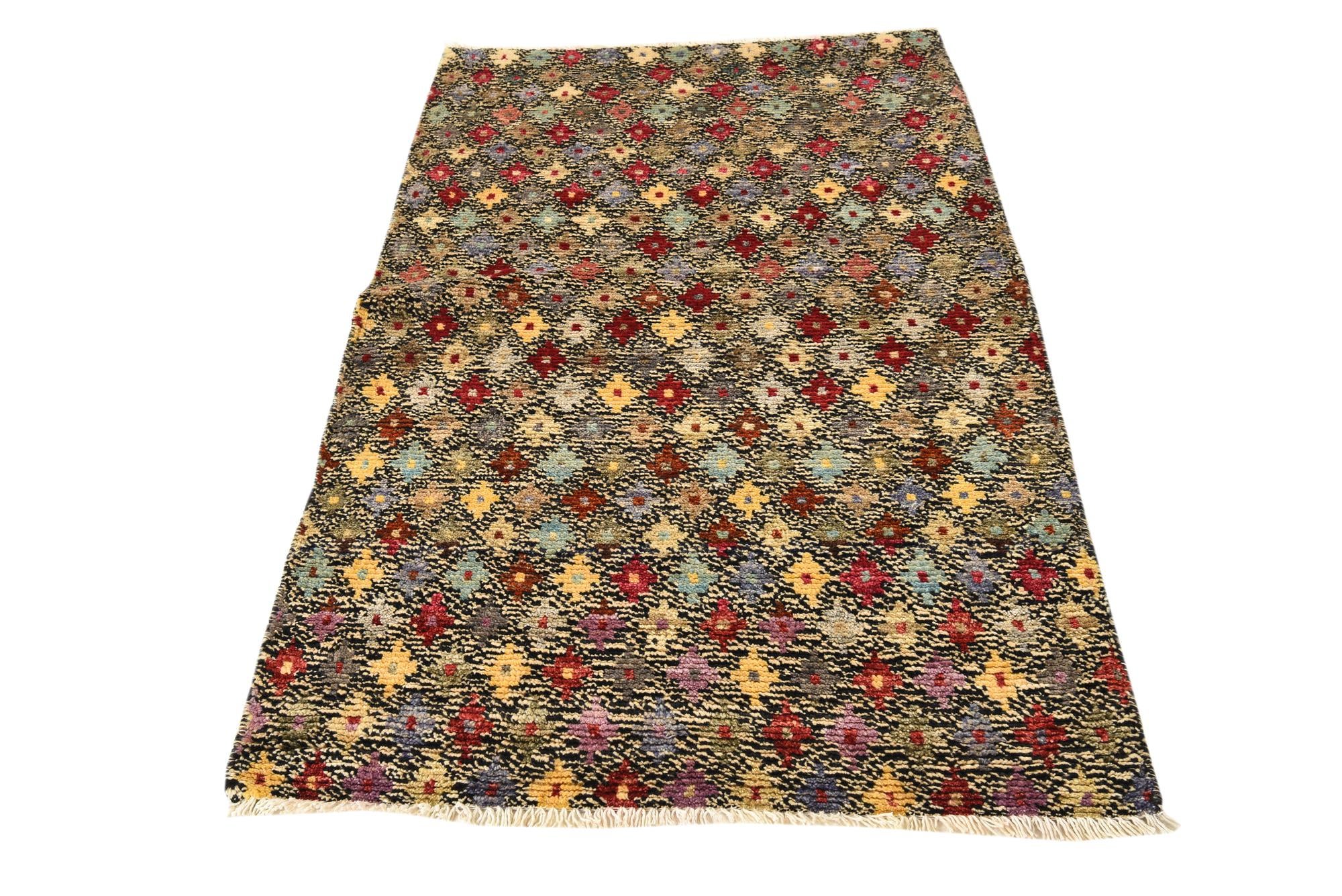 3' x 4' 10 Hand Knotted Balouch Wool Rug
