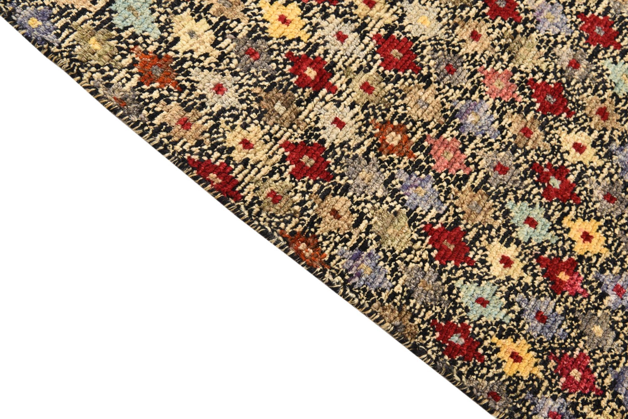 3' x 4' 10 Hand Knotted Balouch Wool Rug