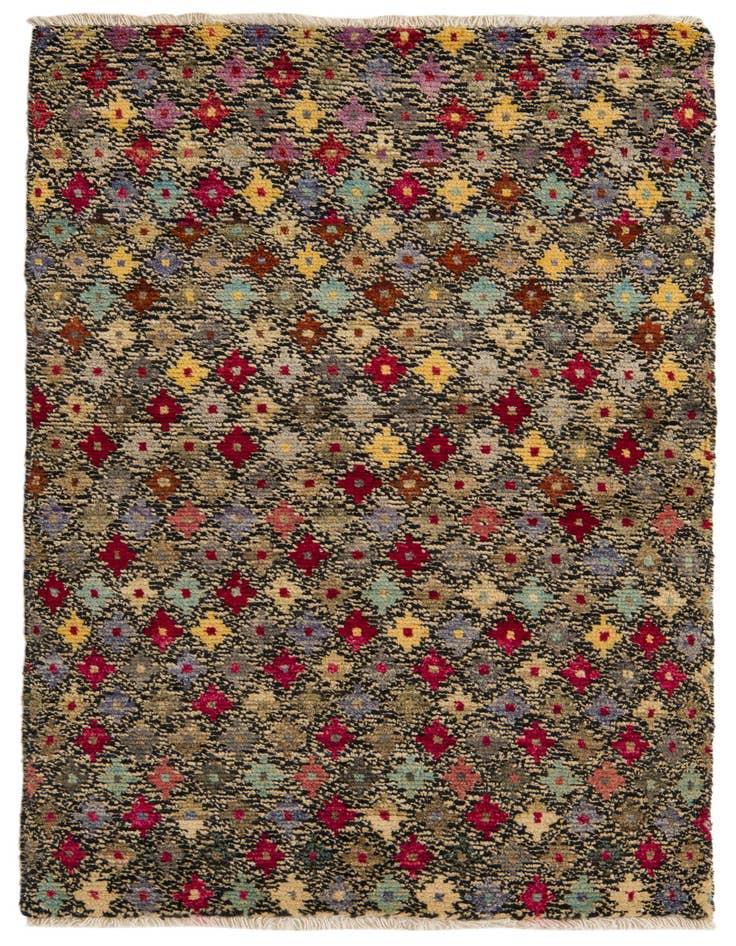 Detail image of 3' x 4' 10 Hand Knotted Balouch Wool Rug