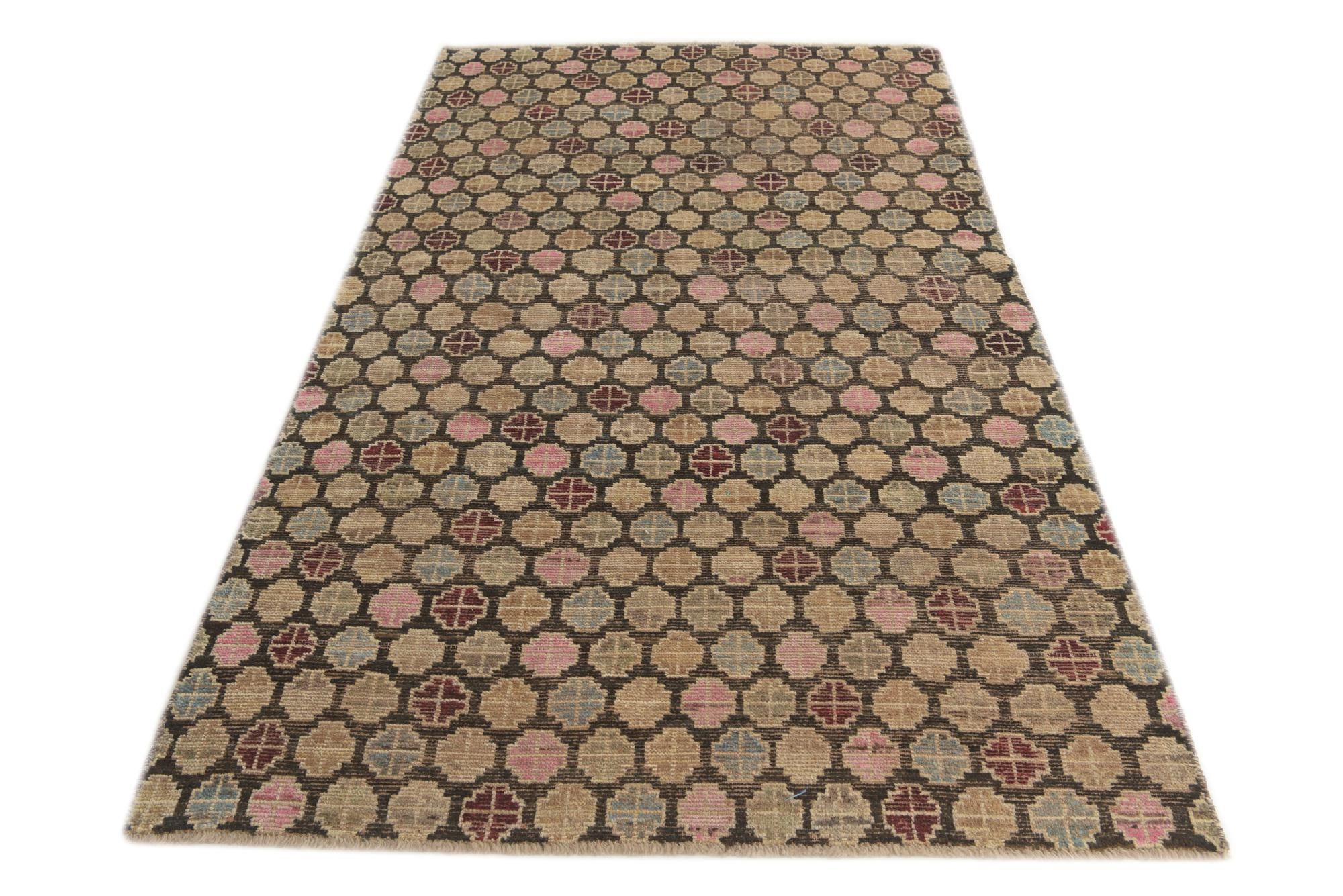 4' 10 x 8' 1 Hand Knotted Balouch Wool Rug