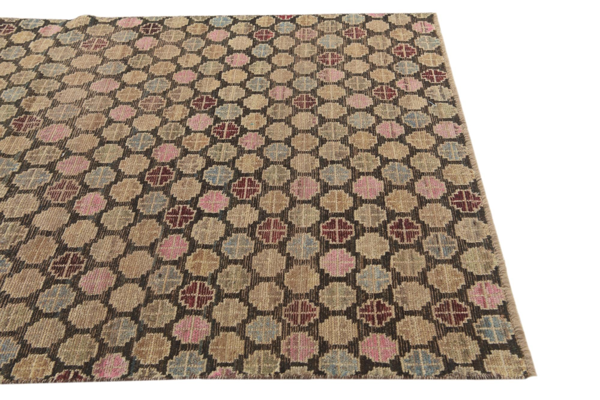4' 10 x 8' 1 Hand Knotted Balouch Wool Rug