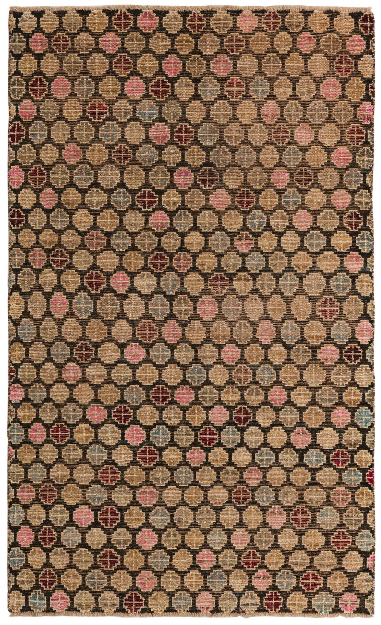 4' 10 x 8' 1 Hand Knotted Balouch Wool Rug