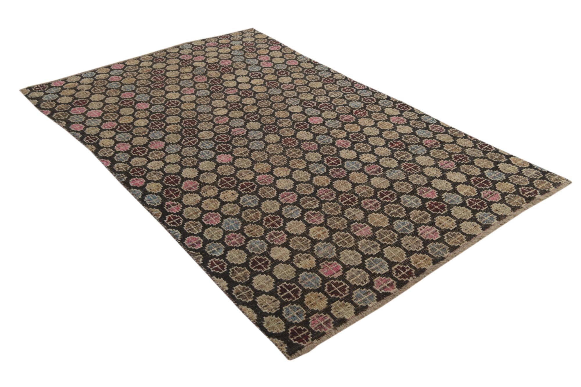 5' x 8' Hand Knotted Balouch Wool Rug