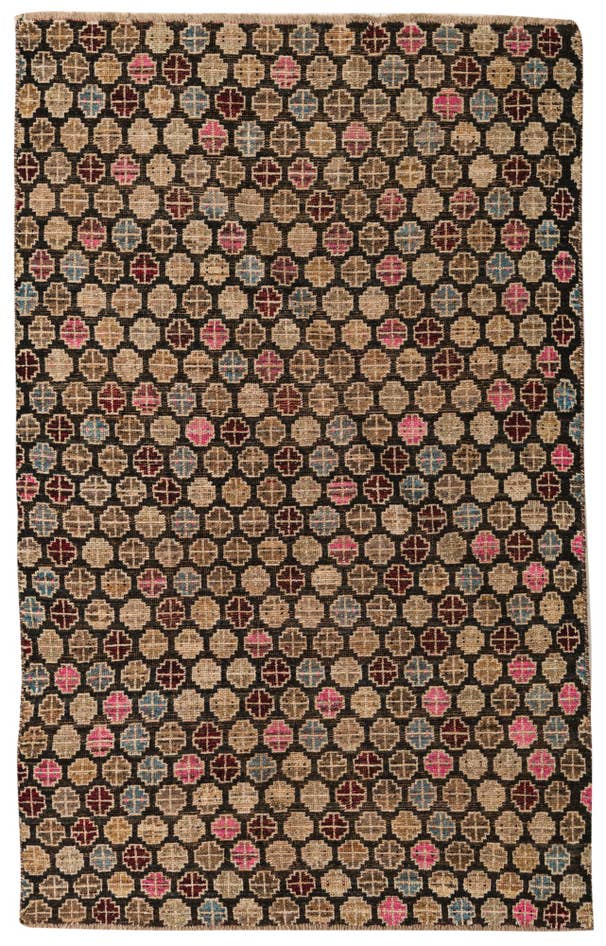 Detail image of 5' x 8' Hand Knotted Balouch Wool Rug