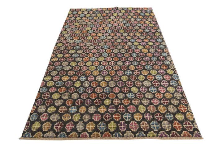 5' x 8' 1 Hand Knotted Balouch Wool Rug