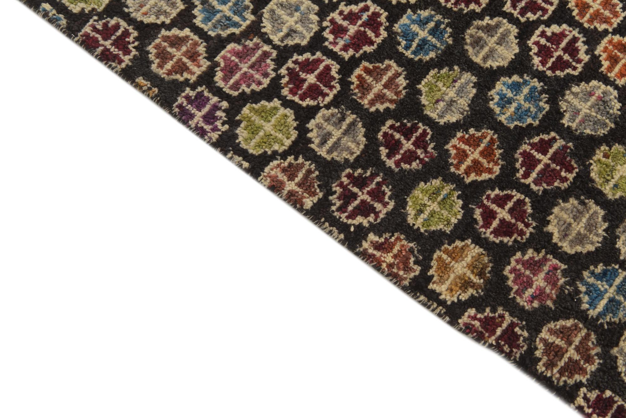 5' x 8' 1 Hand Knotted Balouch Wool Rug