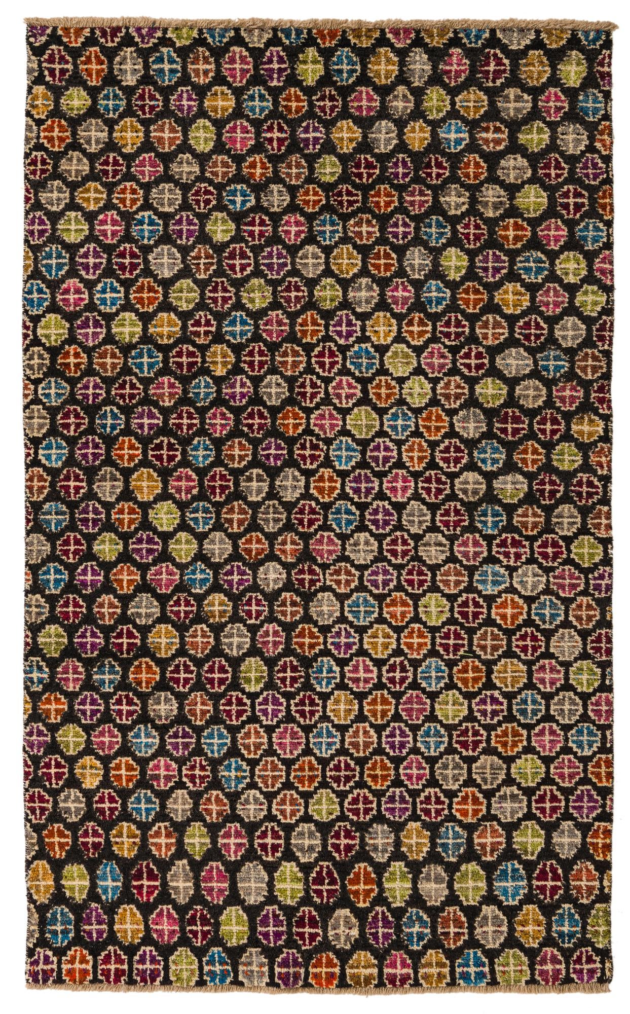 5' x 8' 1 Hand Knotted Balouch Wool Rug