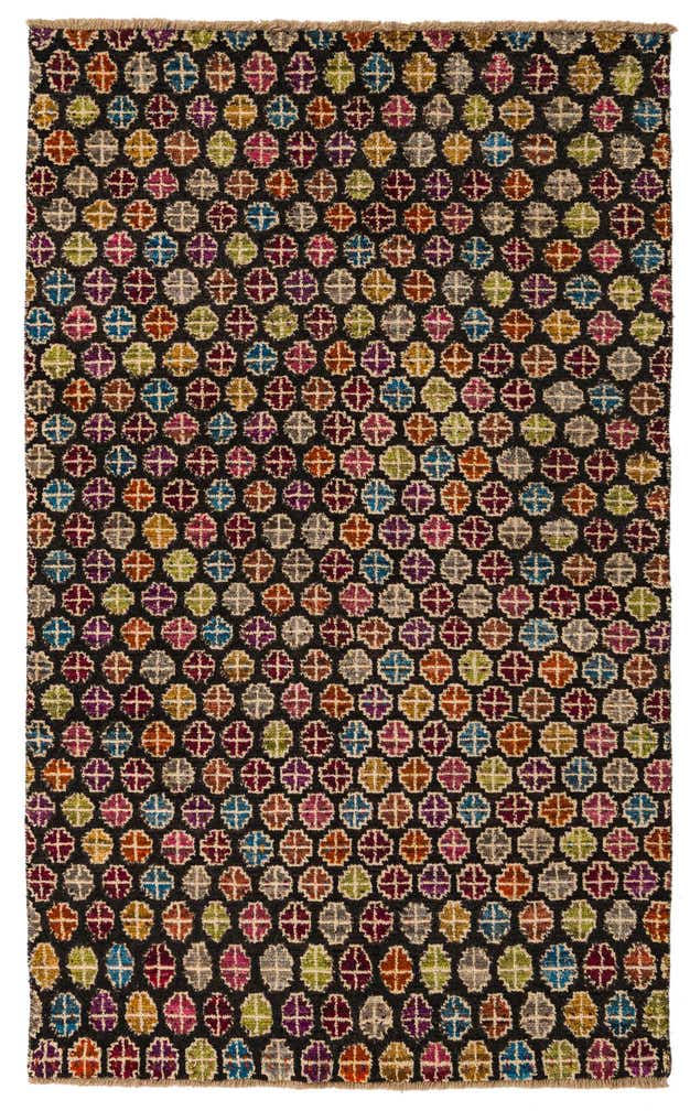 5' x 8' 1 Hand Knotted Balouch Wool Rug