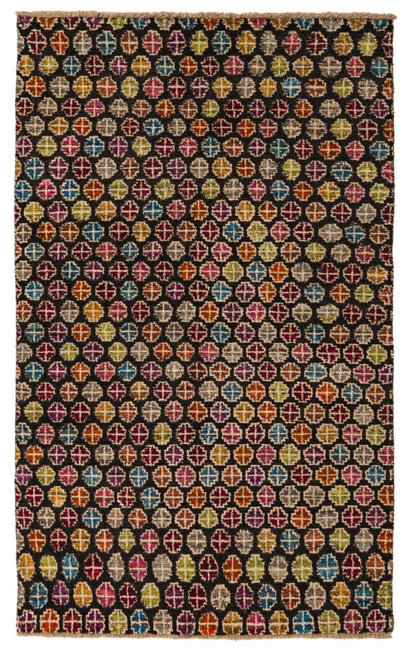 Detail image of 5' x 8' 1 Hand Knotted Balouch Wool Rug