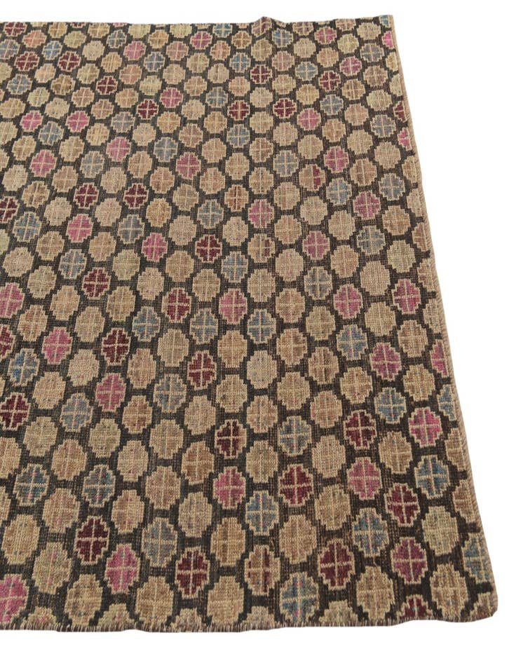 Detail image of 5' x 8'  Hand Knotted Balouch Wool Rug