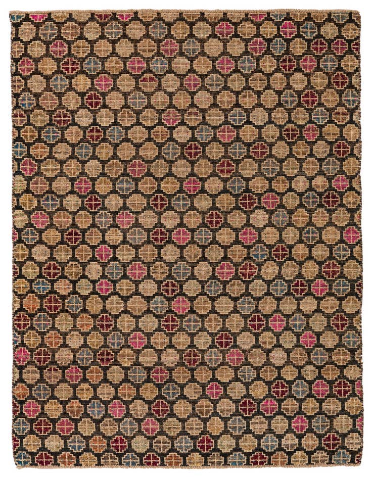 Detail image of 5' x 8' Hand Knotted Balouch Wool Rug