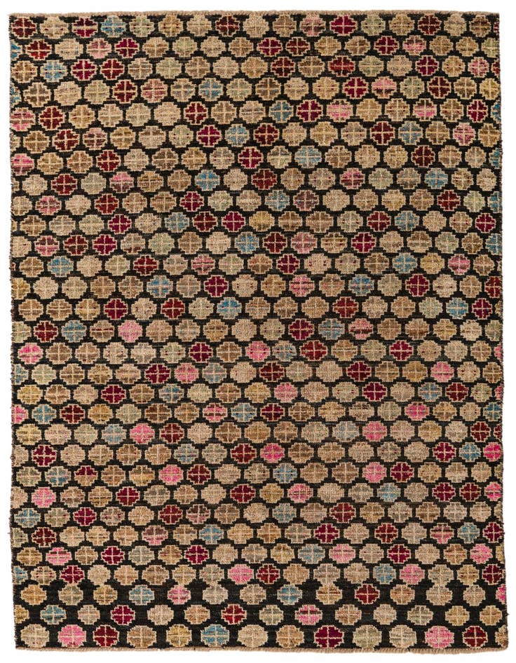 Detail image of 5' 3 x 8' 3 Hand Knotted Balouch Wool Rug