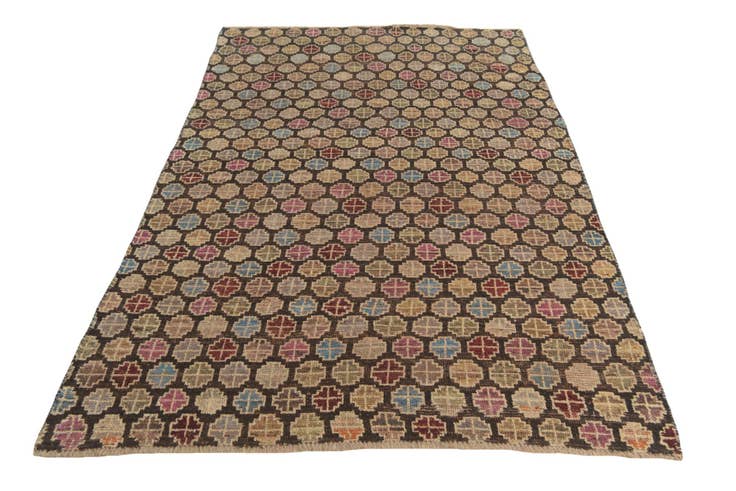 Detail image of 5' 1 x 7' 10 Hand Knotted Balouch Wool Rug