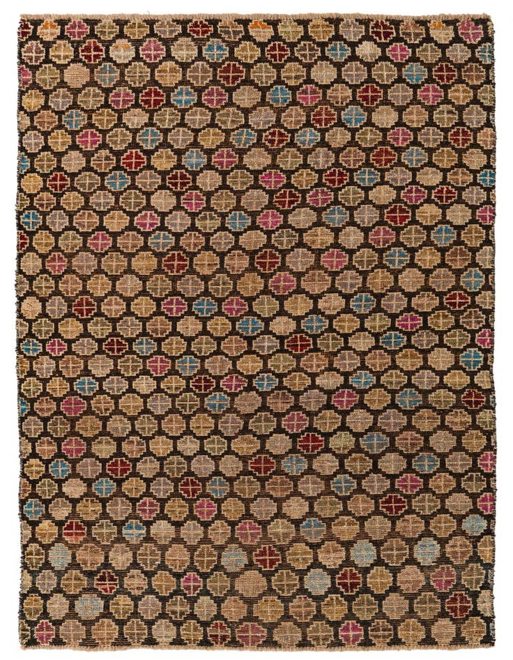 Detail image of 5' 1 x 7' 10 Hand Knotted Balouch Wool Rug