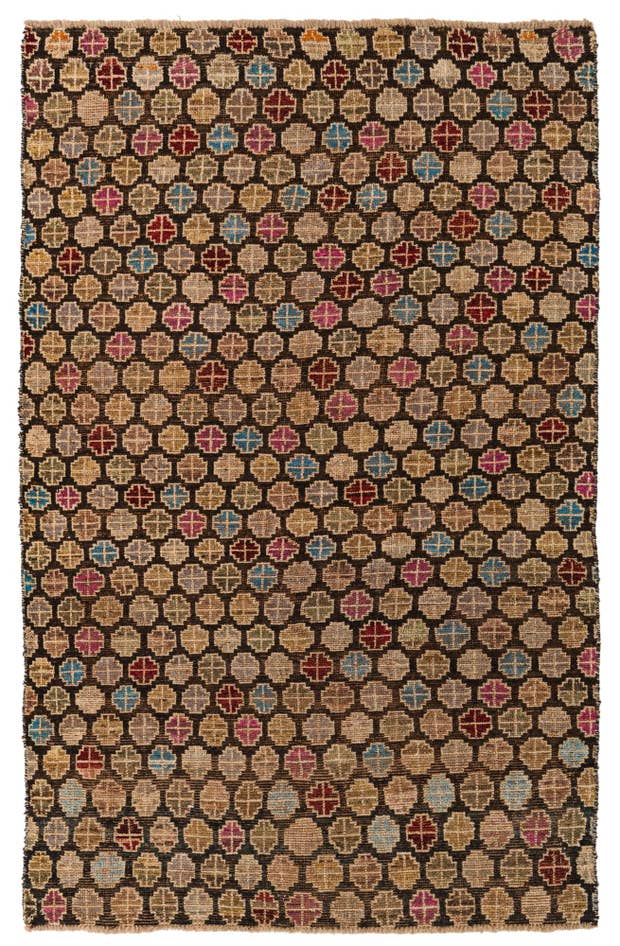 Detail image of 5' 1 x 7' 10 Hand Knotted Balouch Wool Rug