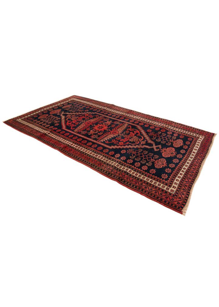 3' 7 x 6' Hand Knotted Balouch Oriental Wool Rug