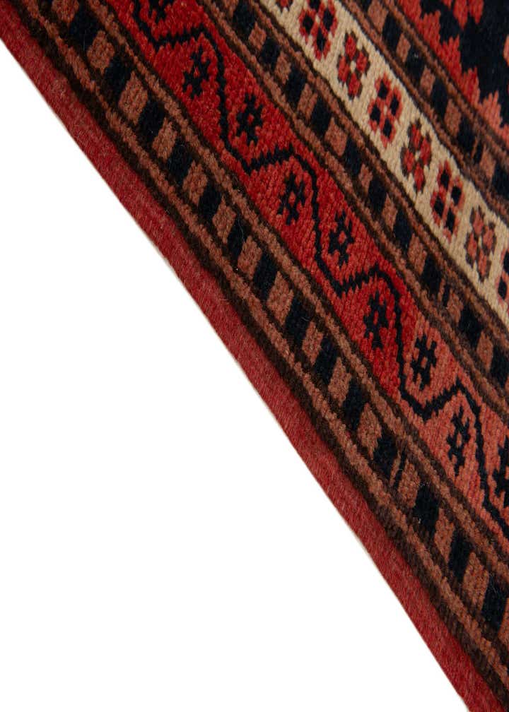 3' 7 x 6' Hand Knotted Balouch Oriental Wool Rug