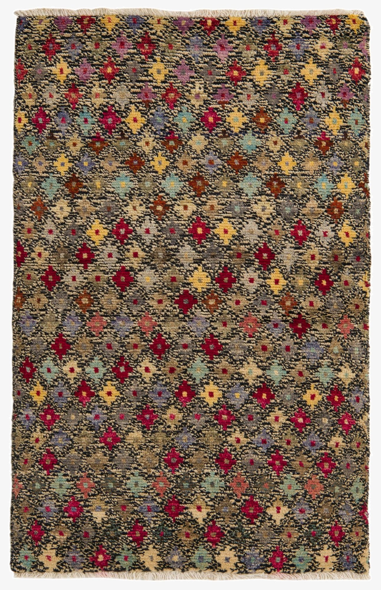 3' x 4' 10  Hand Knotted Balouch Wool Rug