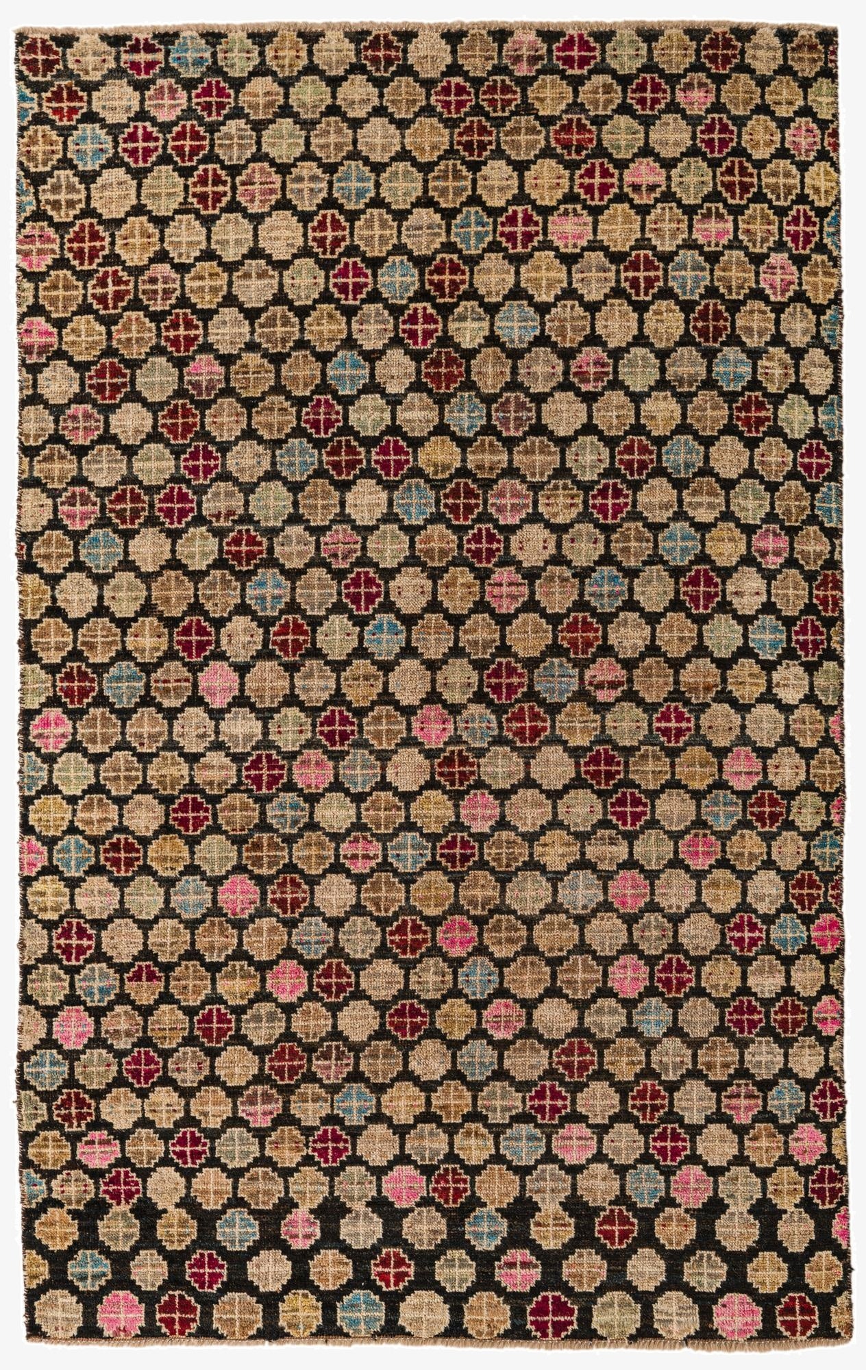 5' 3 x 8' 3  Hand Knotted Balouch Wool Rug