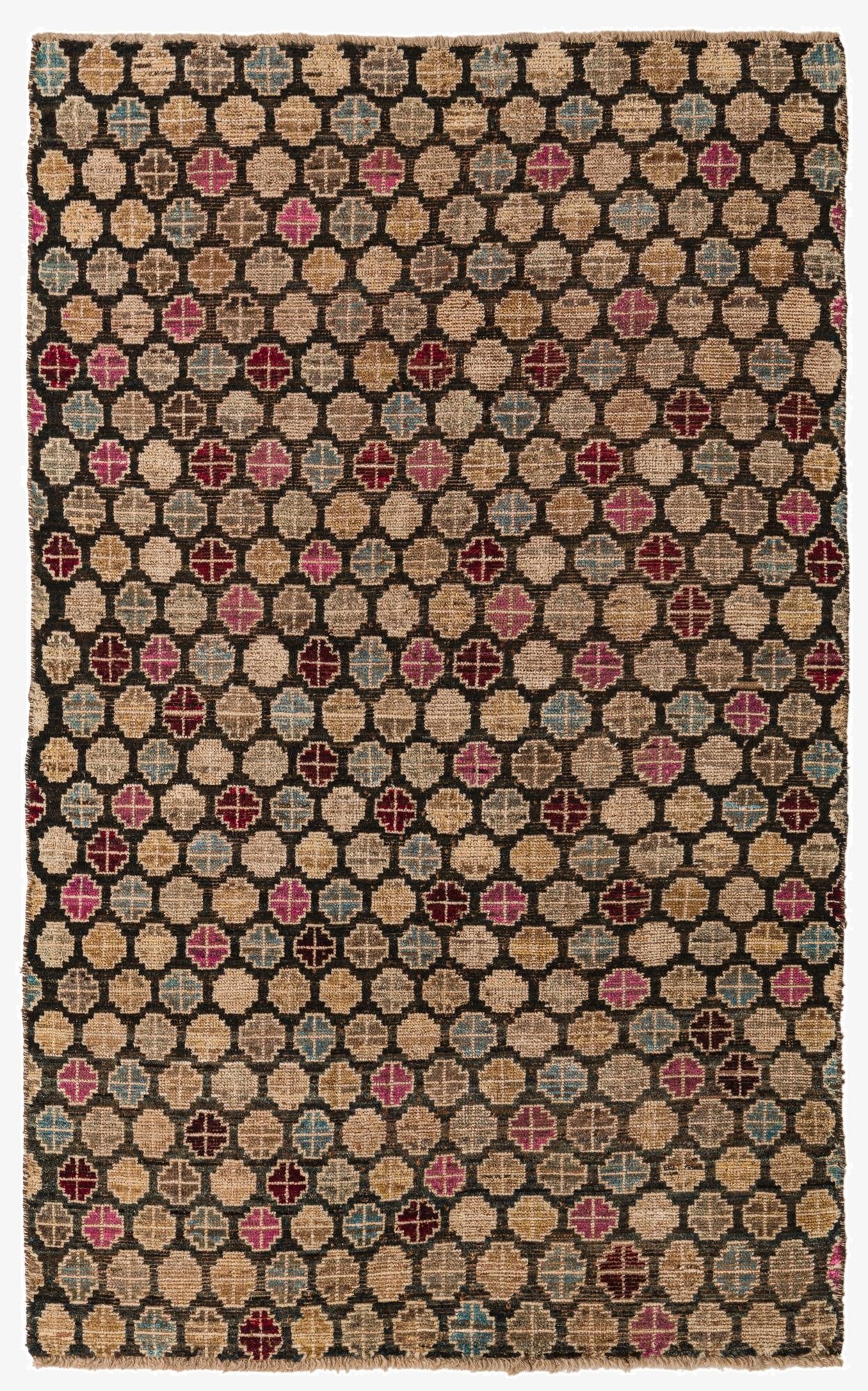 4' 10 x 8'  Hand Knotted Balouch Wool Rug