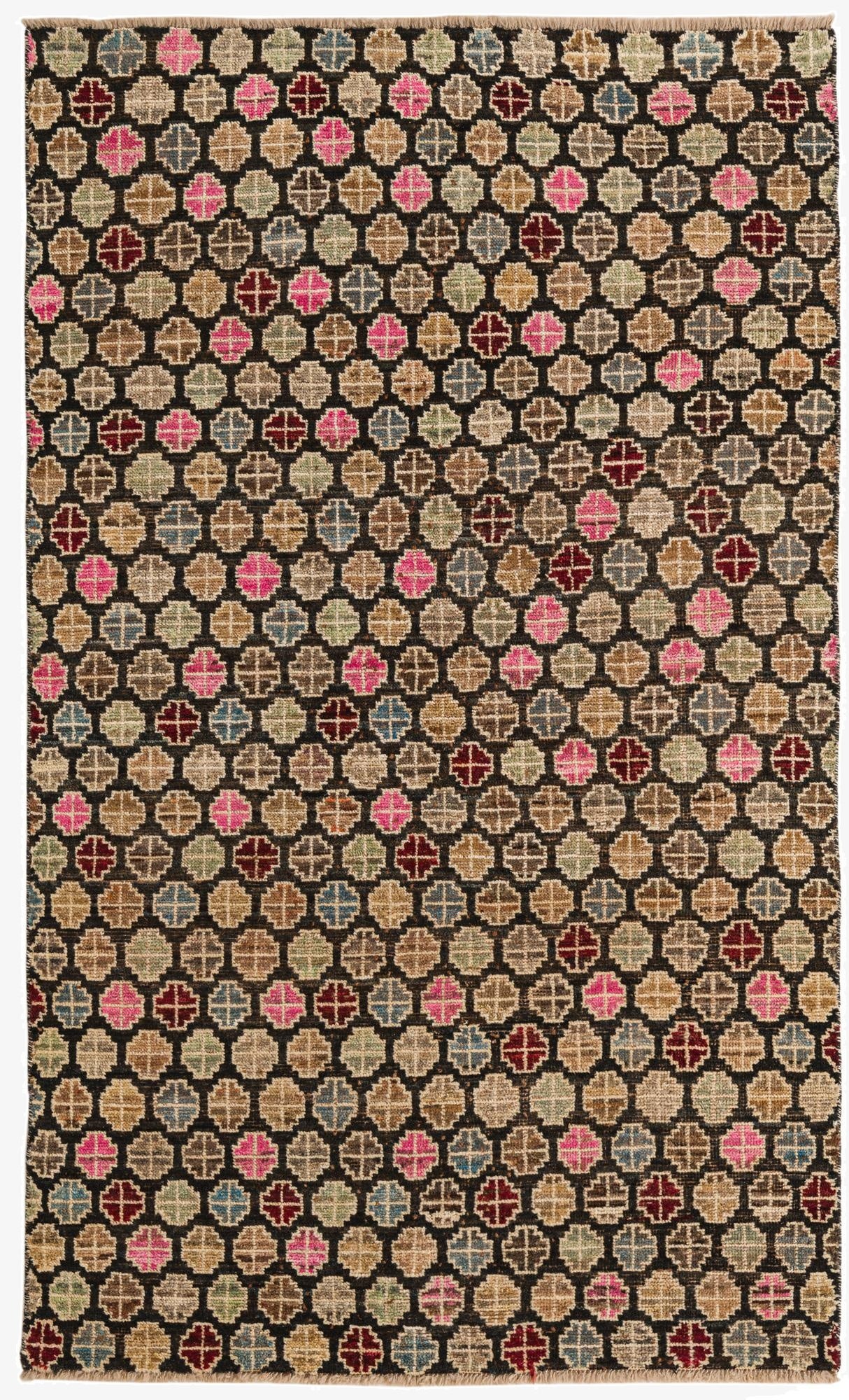 4' 10 x 8' 2  Hand Knotted Balouch Wool Rug