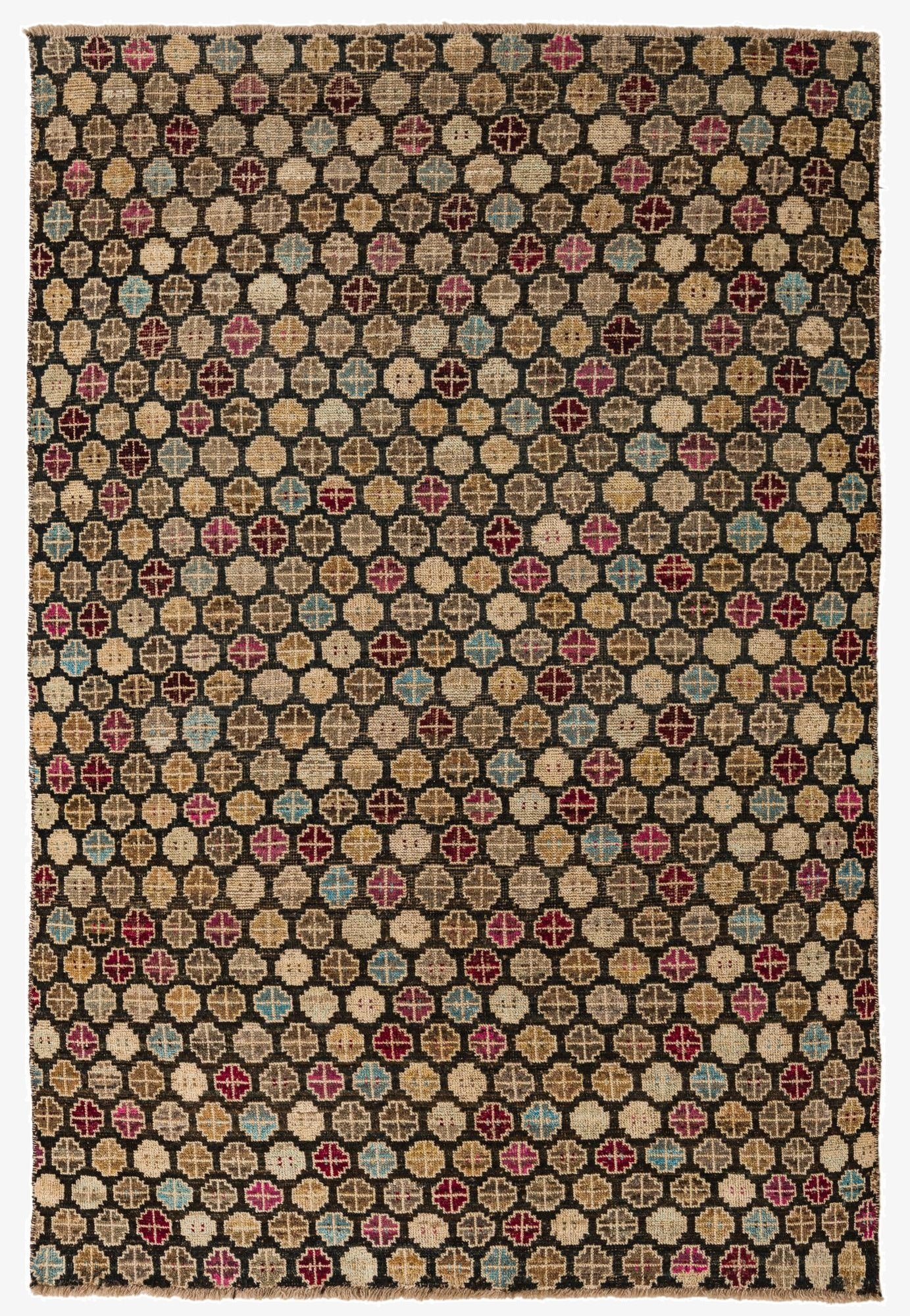 6' x 8' 9  Hand Knotted Balouch Wool Rug