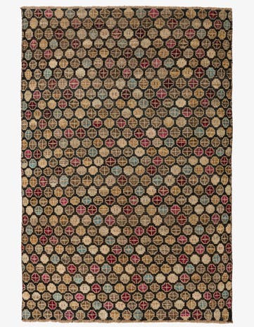 6' x 8' 9 Hand Knotted Balouch Wool Rug