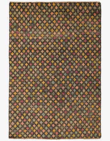 5' 7 x 8' 3 Hand Knotted Balouch Wool Rug