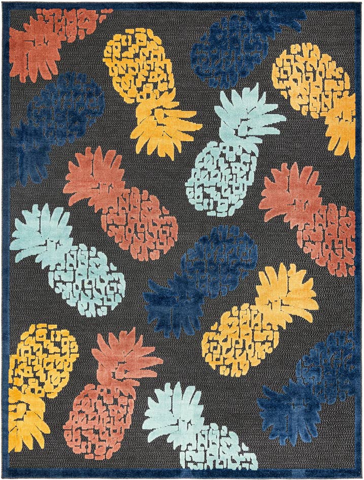 Detail image of 9' x 12' Easy-Clean Belize Indoor / Outdoor Rug
