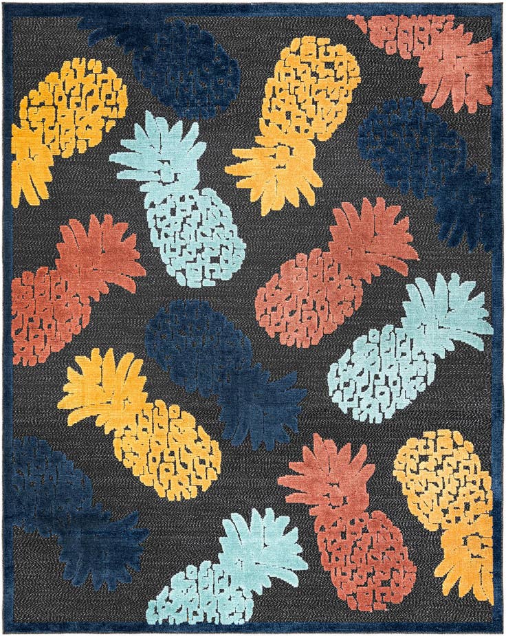 Detail image of 7' 10 x 10' Easy-Clean Belize Indoor / Outdoor Rug
