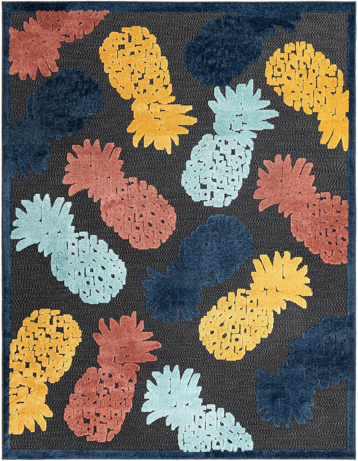 Detail image of 7' x 10' Easy-Clean Belize Indoor / Outdoor Rug