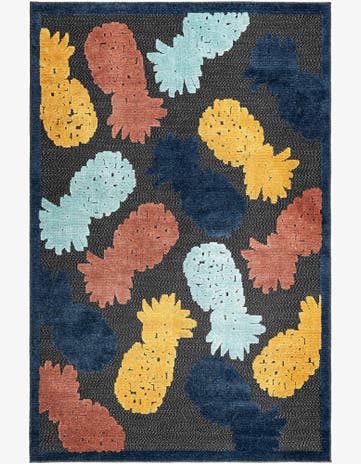 5' 3 x 8' Easy-Clean Belize Indoor / Outdoor Rug