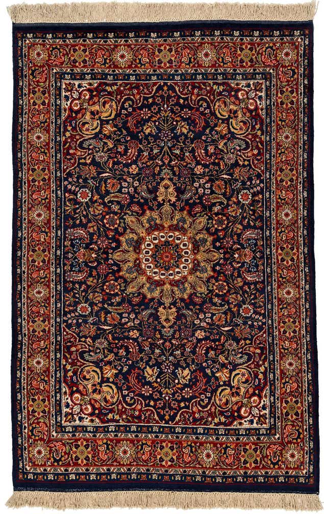 4' x 6' 2 Hand Knotted Bidjar Oriental Wool Rug