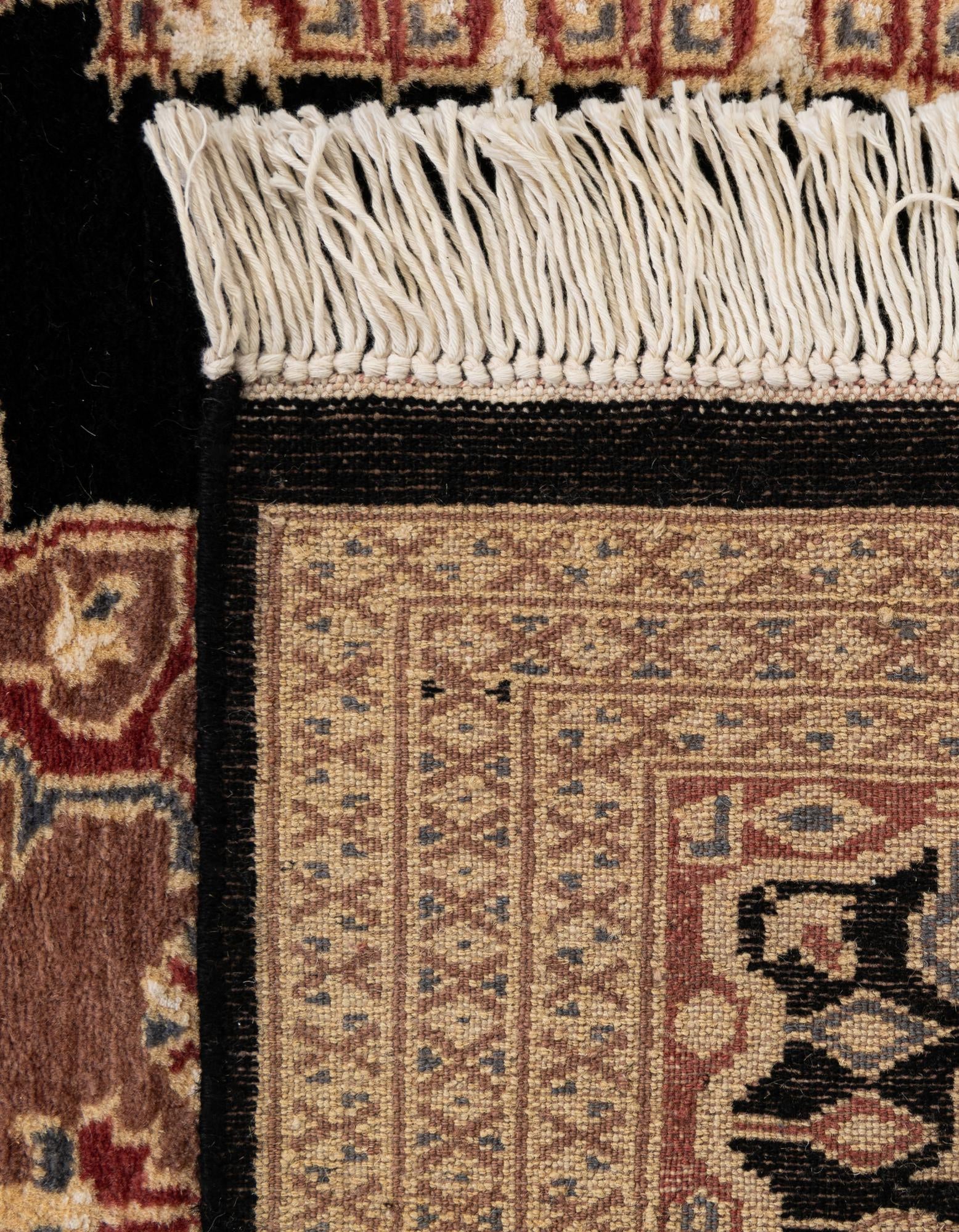 4' 2 x 5' 11 Hand Knotted Bokhara Oriental Rug