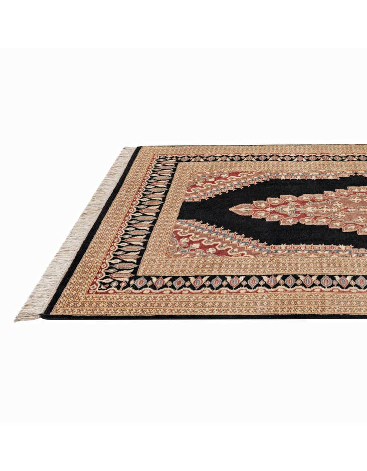 Detail image of 4' 2 x 5' 11  Hand Knotted Bokhara Oriental Rug