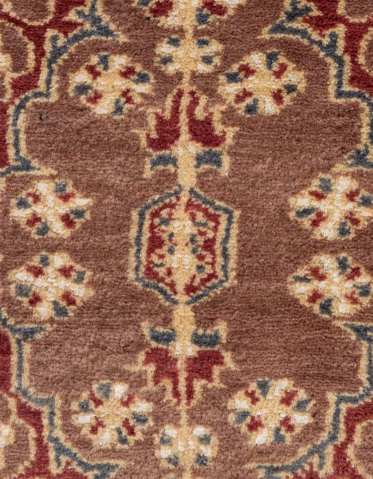 Detail image of 4' 2 x 5' 11  Hand Knotted Bokhara Oriental Rug